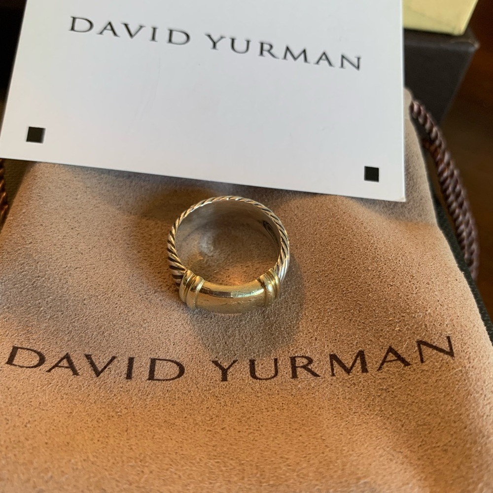 David Yurman cable ring, size 7
